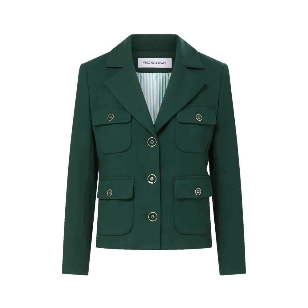 Veronica Beard Dark Green Jacket - image 1